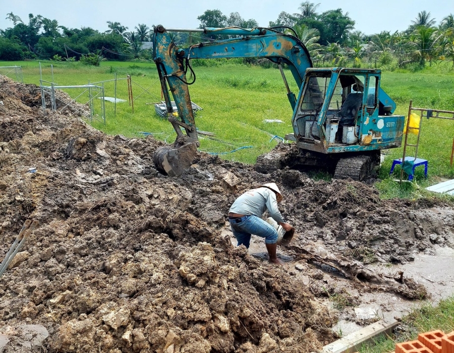 Thi công xây nhà trọn gói - Chị Hằng Long An