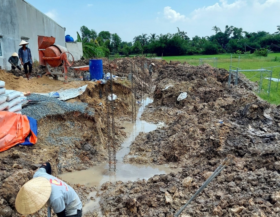 Thi công xây nhà trọn gói - Chị Hằng Long An