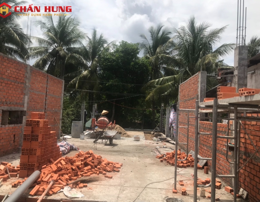 Dự Án Xây Nhà Cấp 4 Trọn Gói Tiền Giang - Anh Quang