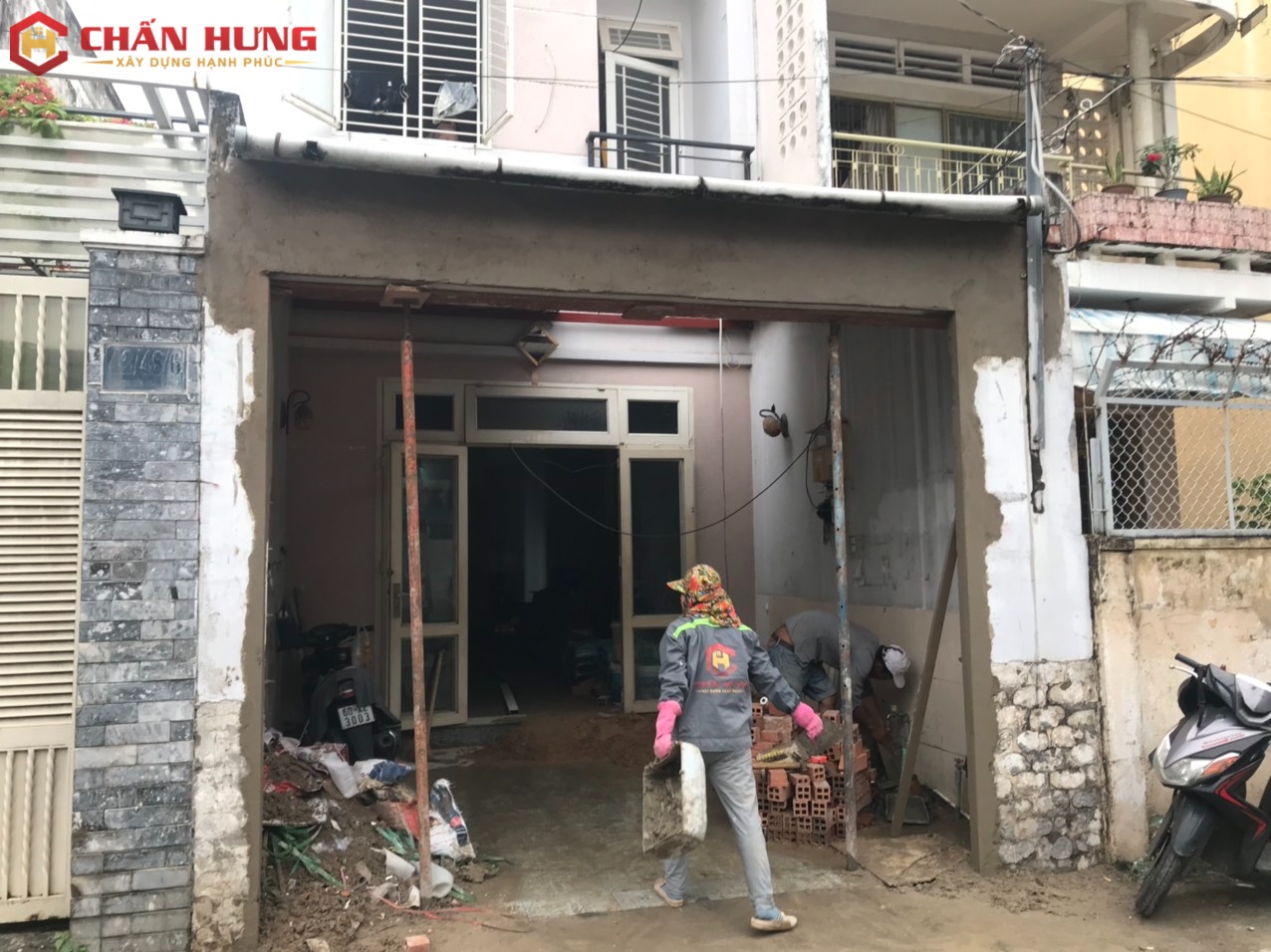 nâng cấp tầng nhà phố