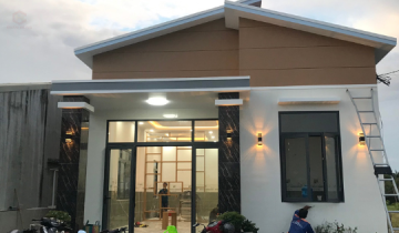 Thi công xây nhà trọn gói - Chị Hằng Long An