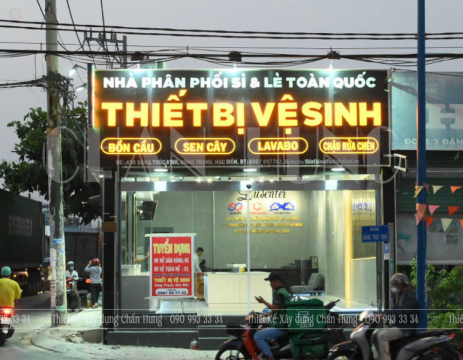 Thiết kế -cải tạo showwrom thiết bị vệ sinh